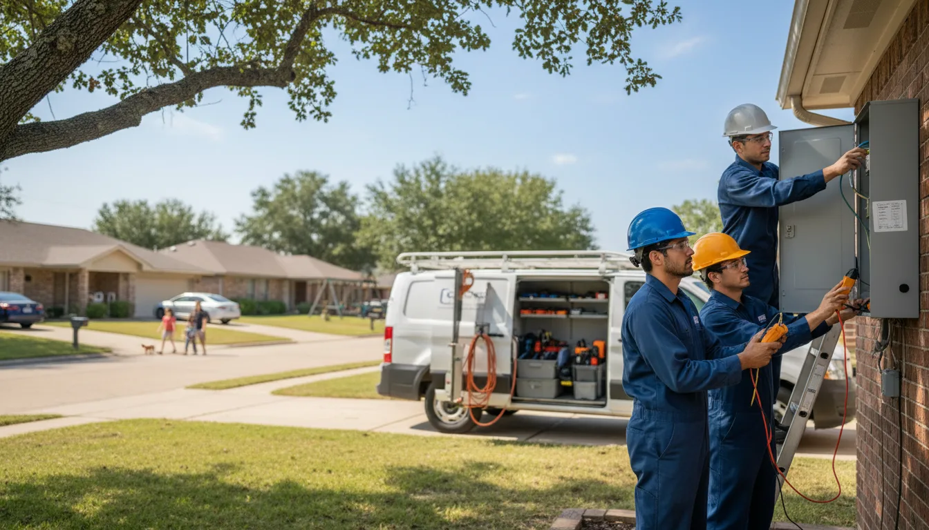 Certified electrician providing emergency electrical services in Wolf Lake, IL